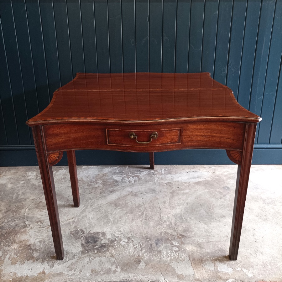 Antique George III Mahogany Tea Card Side Table (10).jpg